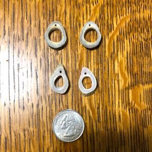 Antler Earrings- grey